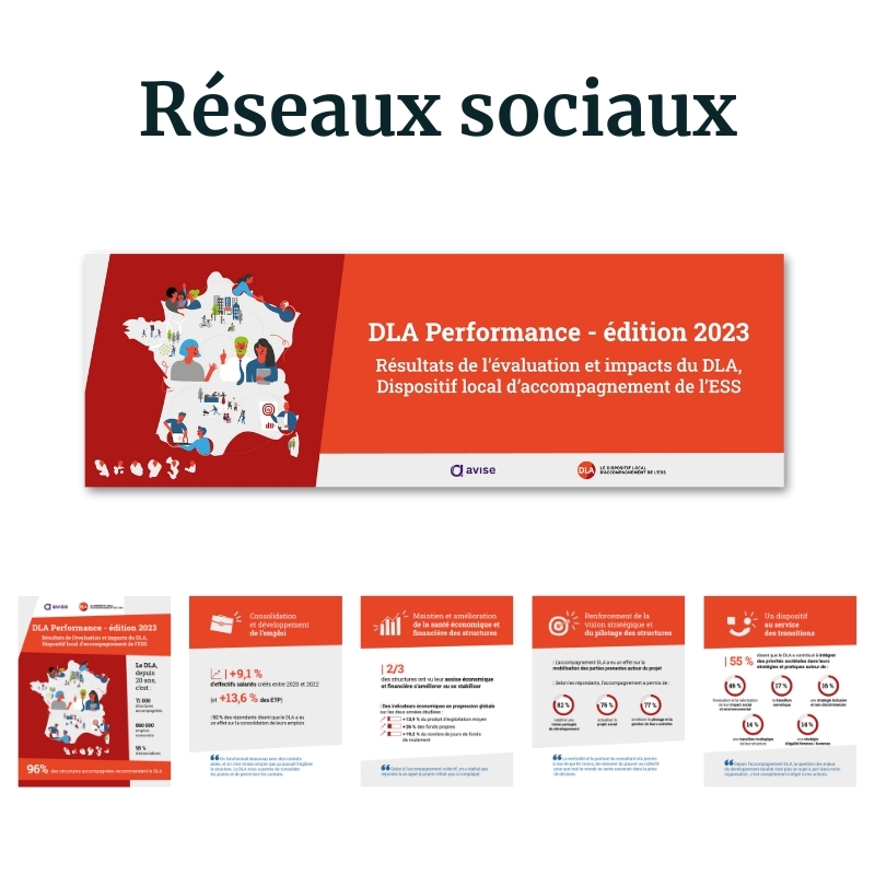 visuels réseaux sociaux pour inciter à aller télécharger la plaquette sur le site de l'Avise